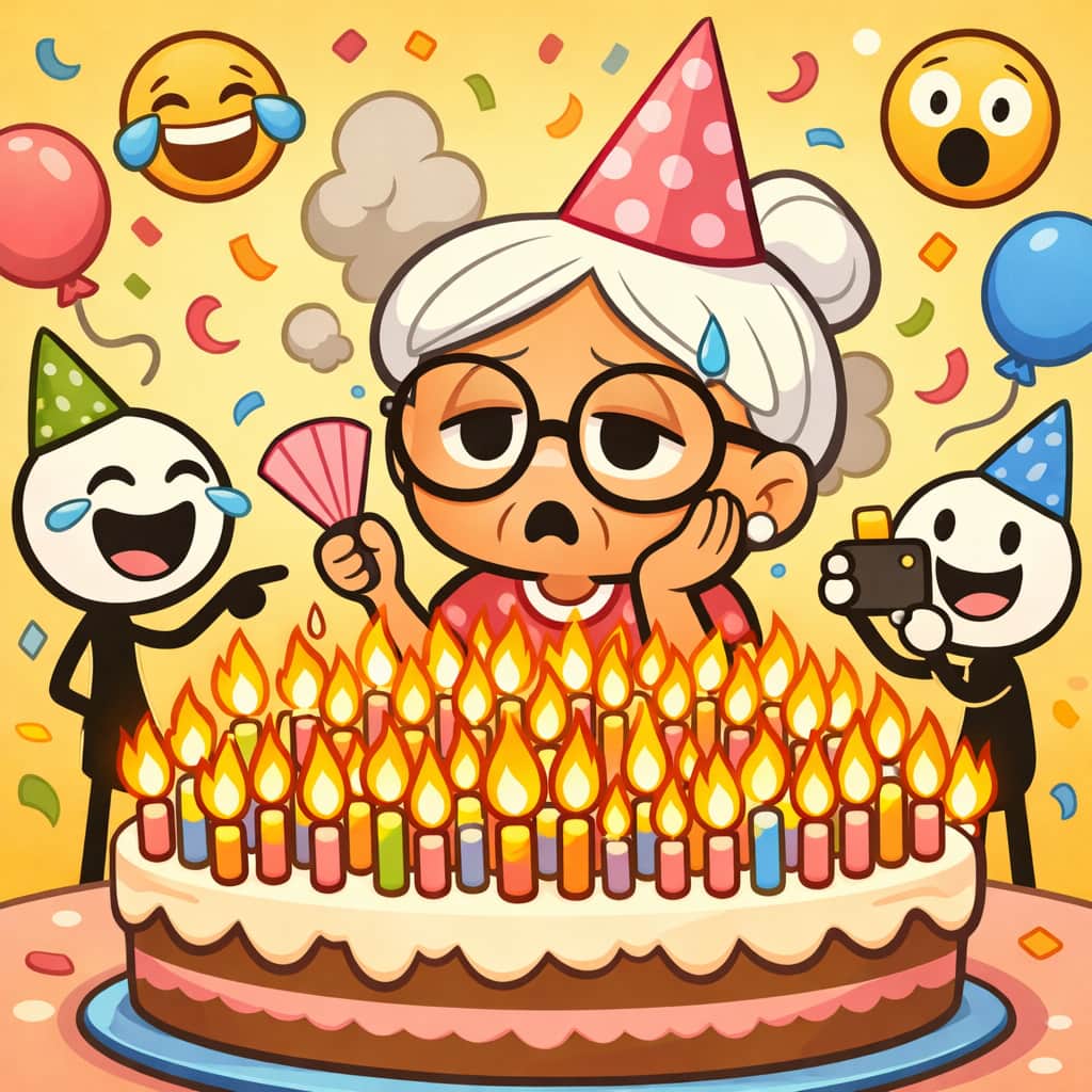 Happy Birthday Old Lady preview art